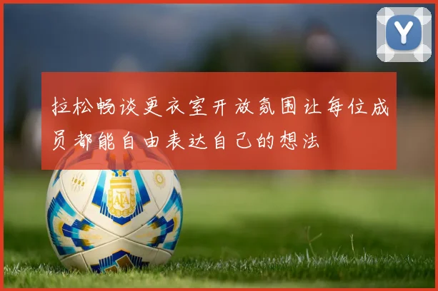 拉松畅谈更衣室开放氛围让每位成员都能自由表达自己的想法